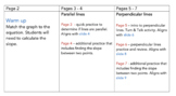 Linear equations [parallel and perpendicular lines] - stud