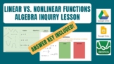 Linear vs. Nonlinear Equations (Algebra 1 Inquiry Lesson)