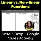 Linear vs. Nonlinear Functions | Drag and Drop | 8.F.3 | G
