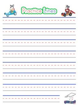 lined paper for kids