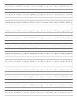 2nd Grade Printable Lined Writing Paper with Name- and Date Template  Writing  paper template, Writing paper printable, Primary writing paper
