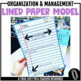 Lined Paper Guide and Model