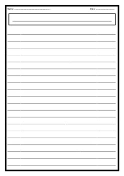 Lined Paper - Online + Printable Versions by Teaching Resources 4 U