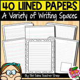 Lined Papers Galore: A Variety of Writing Spaces for Every