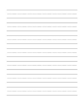 Lined Writing Paper by Ms Heather | Teachers Pay Teachers