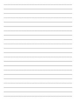 Lined handwriting paper 12mm Portrait. by Mrs Hezemans | TPT