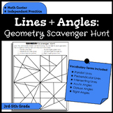 Lines + Angles: Geometry Scavenger Hunt