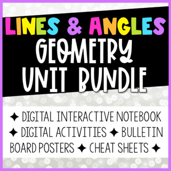 Preview of Introduction to Geometry Unit Bundle - Lines and Angles
