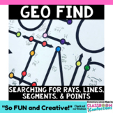 Line Segments, Rays, and Lines Activity: 4th Grade Geometr