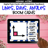 Lines, Rays, Angles BOOM Cards - Distance Learning