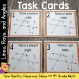 Lines, Rays, and Angles Task Cards