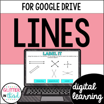 Preview of Lines, Rays, and Line Segments Activities for Google Classroom