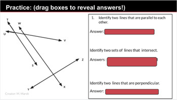 Preview of Lines Review (Meets VA SOLs!)