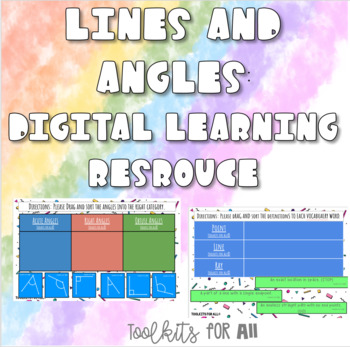 Preview of Lines and Angles: Digital Learning Resource