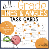 Lines and Angles Fourth Grade Geometry Task Cards