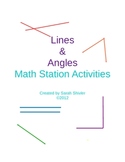 Lines and Angles Math Stations