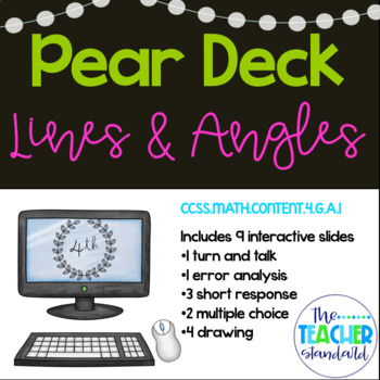 Preview of Lines and Angles Pear Deck