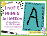 Lines and Letters Art Lesson