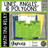 Lines and Polygons Math Tag Relay