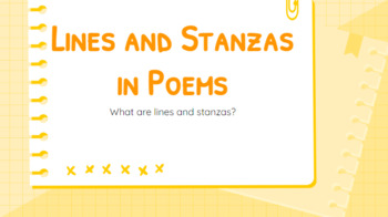 Preview of Lines and Stanzas in Poems