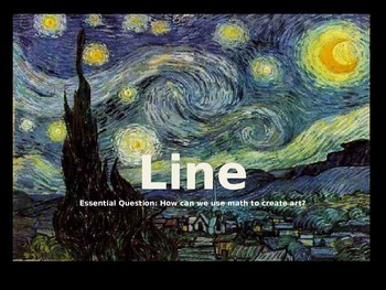 Preview of Elements of Art: Line Mini-Lesson PowerPoint