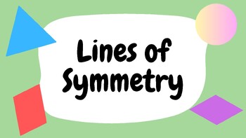 Preview of Lines of Symmetry