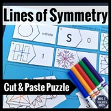 Lines of Symmetry Cut-Out Puzzle  4.G.3
