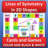 Lines of Symmetry Fun Review Games 4th Grade Math Center P