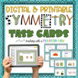 Symmetry Task Cards | Digital and Printable