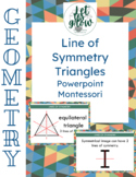 Lines of Symmetry: Triangles Montessori PowerPoint