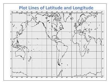 Plot Long Lat On Map Plotting Latitude And Longitude Teaching Resources | Tpt