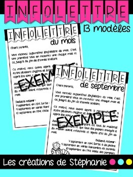 Preview of L'infolettre du mois FRENCH NEWSLETTER TEMPLATES