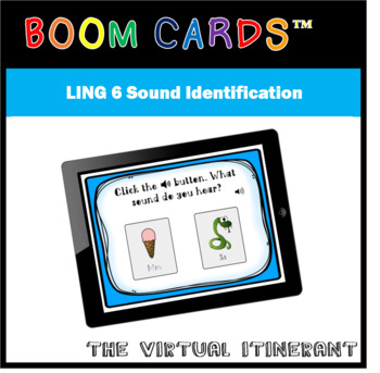 Preview of Ling 6 Sound Identification Boom Card Deck