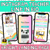 Link In Bio Canva Editable Teacher Template