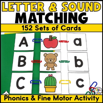 Preview of Linking Chains Letters and Sounds Fine Motor Activity 
