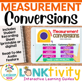 Measurement Conversions LINKtivity® | Digital Guide | Distance Learning