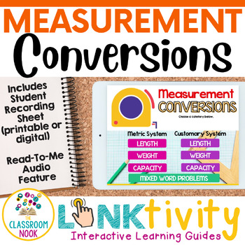 Preview of Measurement LINKtivity® (Customary & Metric System: Weight, Capacity, Length)