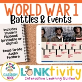 World War 1 (WWI) LINKtivity® | Causes, Battles, Major Events