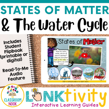 Preview of States of Matter & Water Cycle LINKtivity® (Solids, Liquids, Gases)