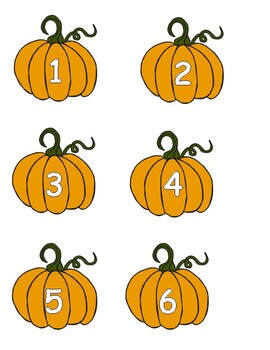 Link n' Learn Pumpkin Vines Fine Motor Counting 1-10 by Ms Mal's Munchkins