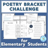 Linked Poetry Bracket Challenge Activities for Elementary 