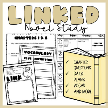 Preview of Linked by Gordon Korman | Novel Study | Printable | Independent Work Packet