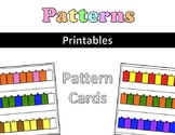 Linking Cube Pattern Cards, Snap Cube Pattern Cards