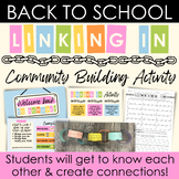 Linking In Back to School Community Building Activity - Co