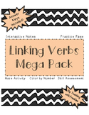 Linking Verbs Mega Pack: Interactive Notes, Practice Sheet