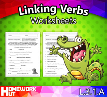 Preview of Linking Verbs Worksheets