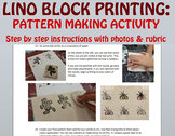 Lino Block Printing Pattern Making Activity With Instructions