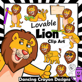 Lion Clip Art | Lion with Signs