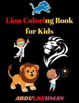 Preview of Lion Coloring Book for Kids
