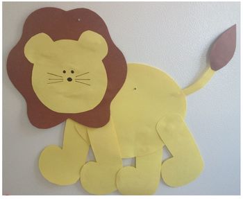 Lion Craft by Kendra's Kindergarten | Teachers Pay Teachers